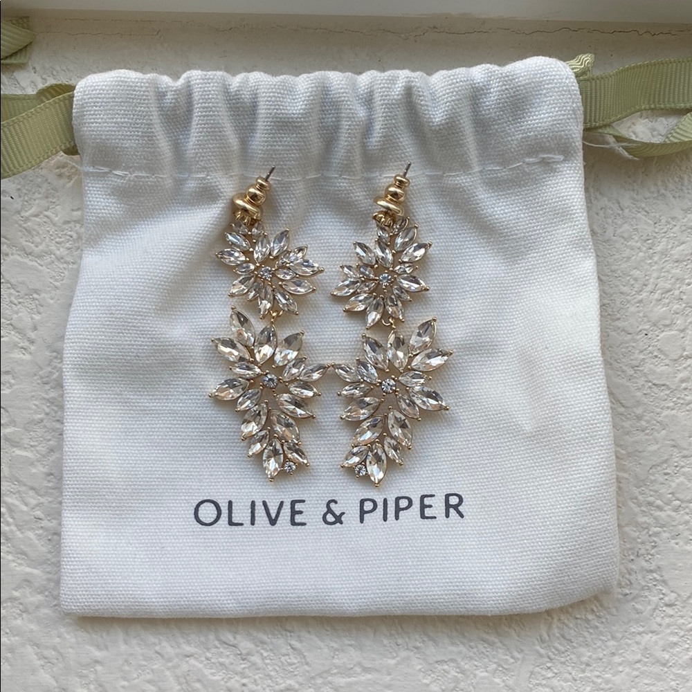 Olive and Piper Flora Drop Earrings
